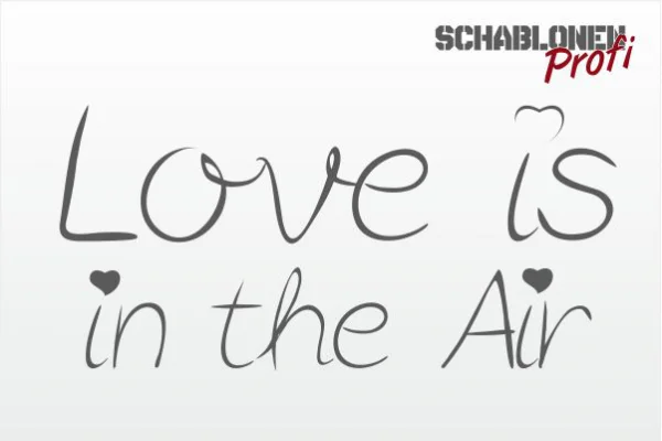 Wandschablone-Love-is-in-the-Air-2_0155_by-SchablonenProfi.de