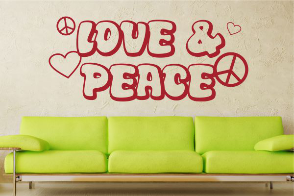 Wandschablone_LOVE_-_PEACE_drot_W0042-by-SchablonenProfi