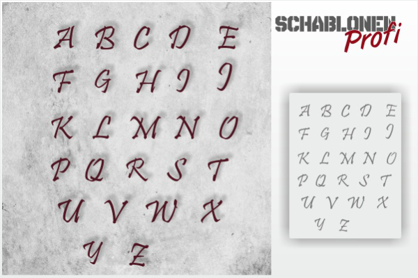 Wunschtext-Schablone-B33-3cm-Buchstabenhöhe-vom-SchablonenProfi