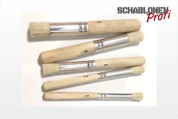 Schablonierpinsel 5 Stück