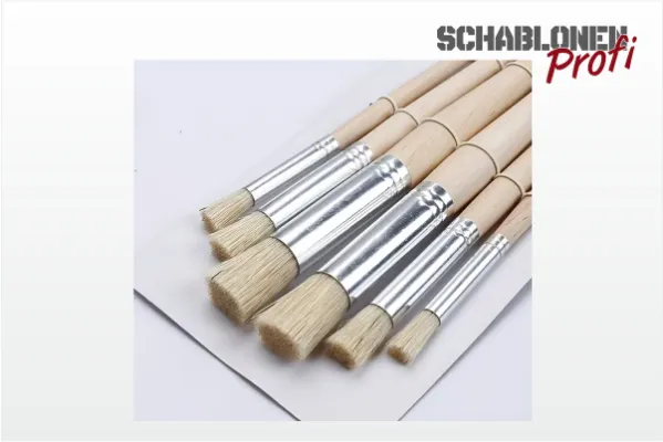 Schablonierpinsel 6 Stück
