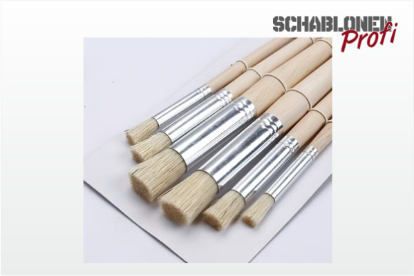 Schablonierpinsel 6 Stück
