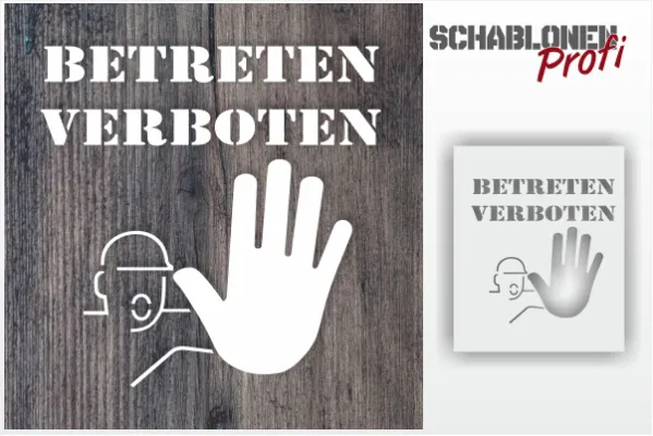 BETRETEN-VERBOTEN-mit-STOP-Hand-1150-by-SchablonenProfi