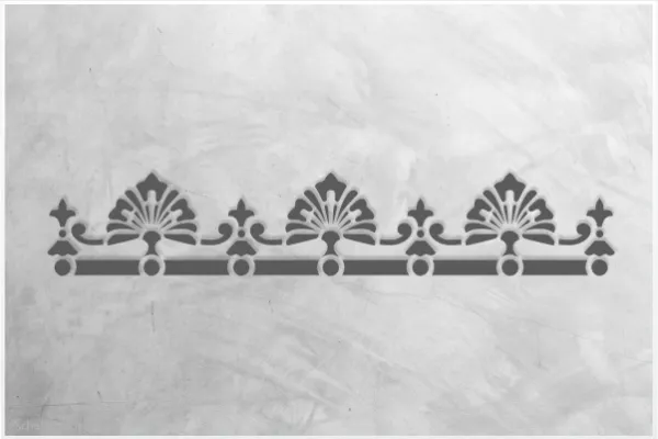 Classic-Bordüre-C0104_by-SchablonenProfi