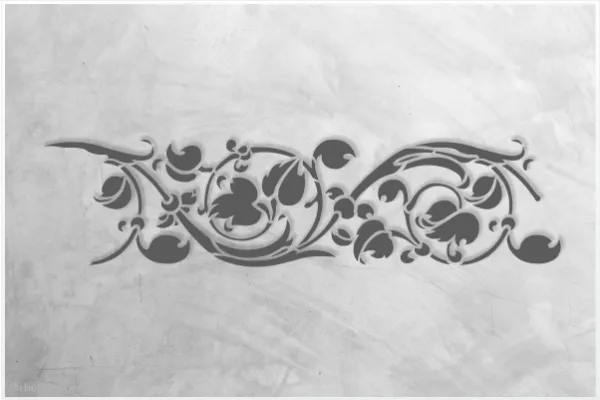 Classic-Bordüre-C0106_by-SchablonenProfi