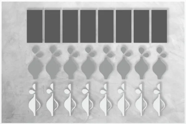 Classic Bordüren Schablone C0145