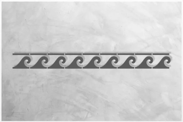 Classic-Bordüre-C0111_by-SchablonenProfi