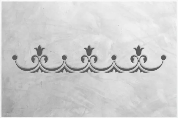 Classic-Bordüre-C0120_by-SchablonenProfi