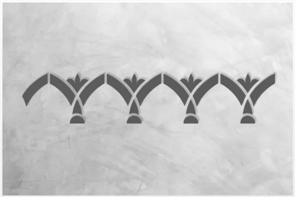 Classic-Bordüre-C0157_by-SchablonenProfi