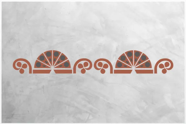 Classic-Bordüre-C0159_by-SchablonenProfi