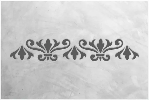 Classic-Bordüre-C0164_by-SchablonenProfi