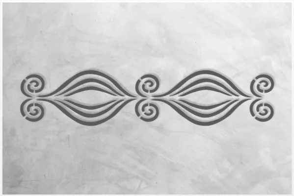 Classic-Bordüre-C0166_by-SchablonenProfi