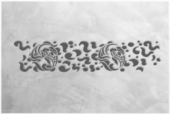 Decoart Bordüren Schablone D0115