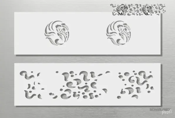 Decoart Bordüren Schablone D0115