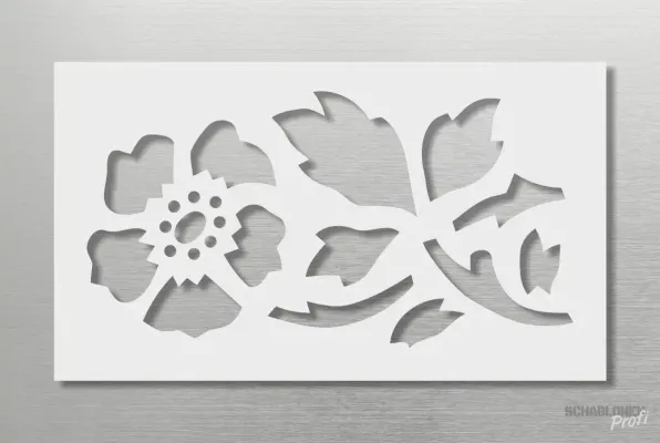 Einzelmotiv-Schablone-Blume_926_SchablonenProfi