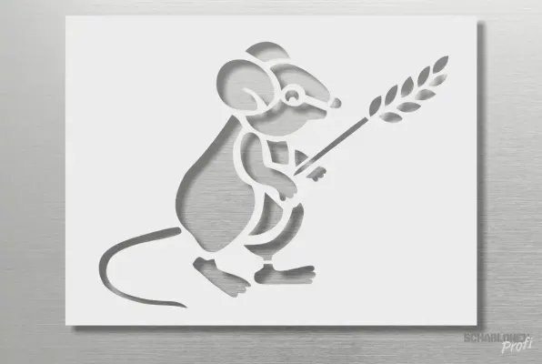 Einzelmotiv-Schablone-Korn-Maus_944_SchablonenProfi