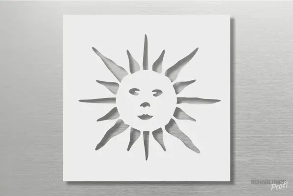 Einzelmotiv-Schablone-Sonne_902_SchablonenProfi