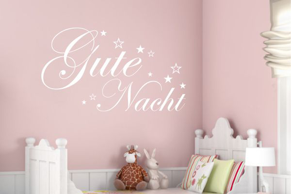 Gute-Nacht_Wandtatto_W0162_by-SchablonenProfi Gute-Nacht_Wandtatto_W0162_by-SchablonenProfi