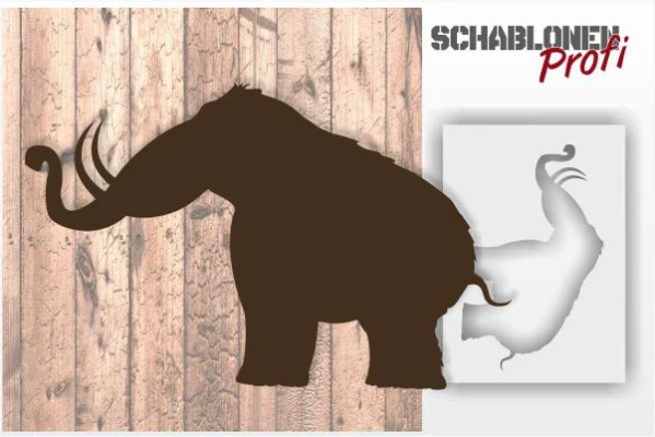 Mammut Schablone 002 by SchablonenProfi