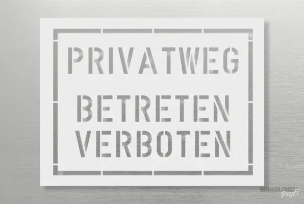 Strassenmarkierungsschablone-Privatweg-betreten-verboten-241-vom-Schablonenprofi