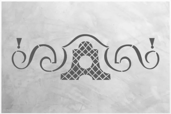 Ornament-Schablone-J-O034-vom-Schablonenprofi