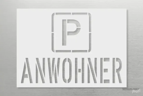 P-ANWOHNER_Parkplatzschablone_209_by-SchablonenProfi