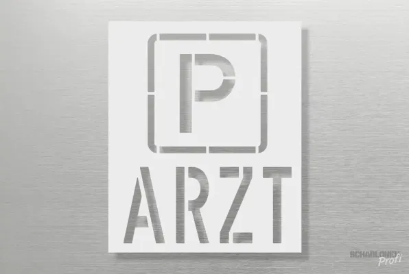 P-ARZT_Parkplatzschablone_211_by-SchablonenProfi