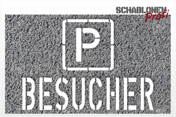 P-BESUCHER_Parkplatzschablone_210_by-SchablonenProfi