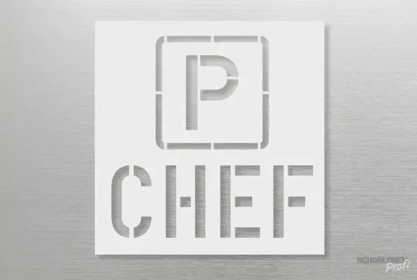 P-CHEF_Parkplatzschablone_215_by-SchablonenProfi