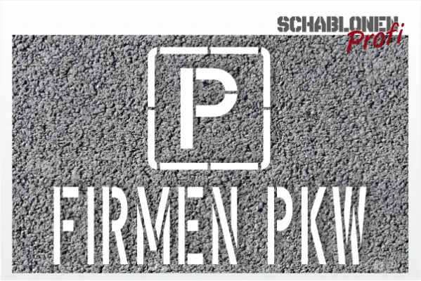 P-FIRMEN-PKW_Parkplatzschablone_213_by-SchablonenProfi