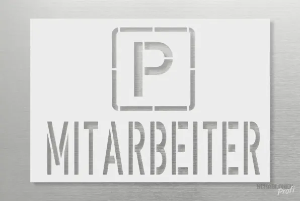 P-MITARBEITER_Parkplatzschablone_222_by-SchablonenProfi