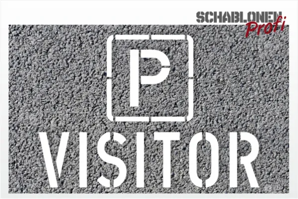 P-VISITOR_Parkplatzschablone_220_by-SchablonenProfi
