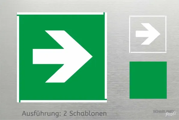 Richtungspfeil_erste-hilfe_rechts_Schablone_1179-Schablonenprofi