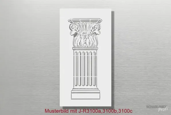Schablone-Säule_J-R3100-Säule-komplett_by-SchablonenProfi