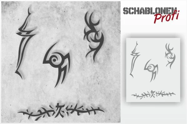 Tribal-Schablonen-Set_1383-SchablonenProfi