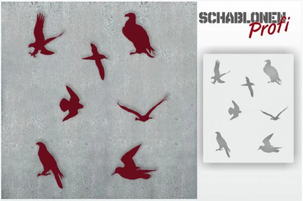 Vögel-Schablonen-Set_1435-SchablonenProfi