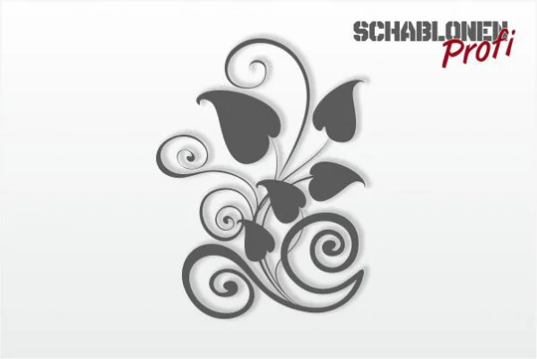 Wandschablone-Blätterornament-Uschi-W2171_by-SchablonenProfi