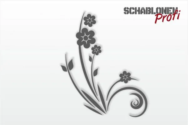 Wandschablone-Blütenstrauch-Jaqueline-W2083_by-SchablonenProfi Wandschablone-Blütenstrauch-Jaqueline-W2083_by-SchablonenProfi