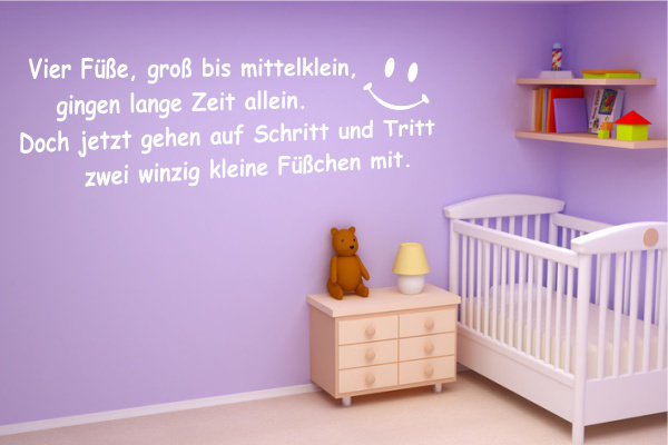 Wandtattoo-vier-Füße-groß-bis-mittelklein_Spruch_W2240_vom-SchablonenProfi Wandtattoo-vier-Füße-groß-bis-mittelklein_Spruch_W2240_vom-SchablonenProfi