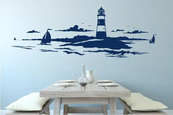 Wandtattoo_Küste_mit_Leuchtturm_W0092-by-SchablonenProfi Wandtattoo_Küste_mit_Leuchtturm_W0092-by-SchablonenProfi