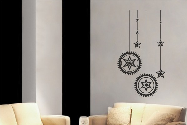 Wandtattoo_haengende_Sterne_W0035_by-SchablonenProfi Wandtattoo_haengende_Sterne_W0035_by-SchablonenProfi