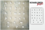 Buchstaben Schablone #18