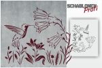 Kolibri-an-Blüte-Schablone_1515_by-SchablonenProfi