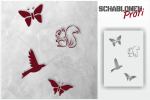 Schablonen Set Schmetterlinge